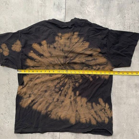 Chemistry Brand Black Bleach Tie Dye Positive Energy T-Shirt Men's Size XL EUC - Picture 6 of 6